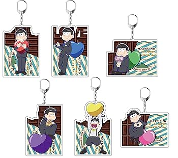 Amazon.co.jp: おそ松さん カラ松 LOVE松アクリルキーホルダー